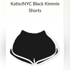 NEW KATIE J NYC Juniors Kimmie Shorts in Black Size Juniors Small